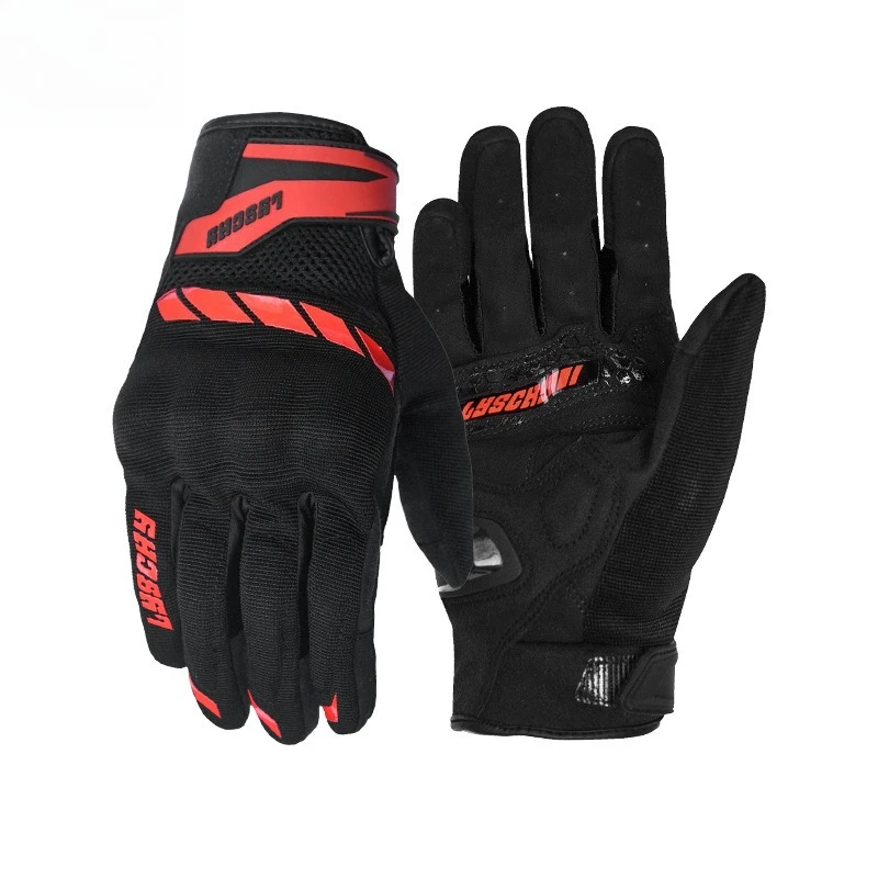 

Motorcycle Riding Gloves Summer Anti Slip Breathable Mesh Touchscreen Full Finger Gloves Men Women Outdoor Sports Protective