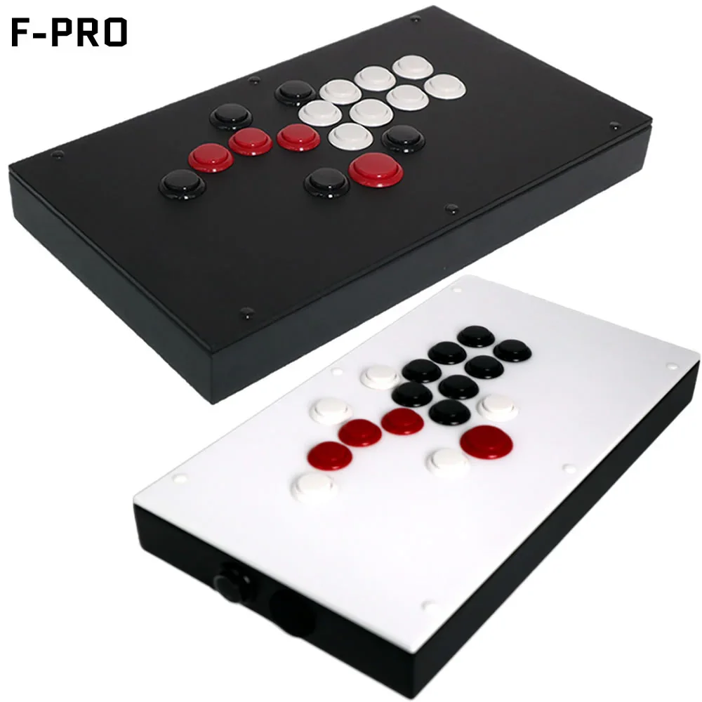 FightBox F-PRO GP2040-CE Advanced Breakout Board Inside Hitbox Style Arcade Game Controller Sanwa Button OBSF For PC PS4