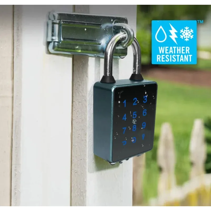 مقاوم للماء TTLOCK لوحة المفاتيح NFC بلوتوث قفل قفل ذكي الباب في الهواء الطلق للمستودع