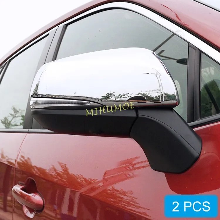 Chrome Side Rearview Mirror Cover Glove For Toyota Grand Highlander RAV4 Sienna Kluger Suzuki Across 2020 2021 2022 2023 2024