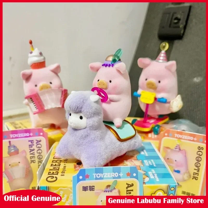 

Lulu Pig Happy Time Series слепая коробка карнавал розовая свинья счастливая игрушка кукла модель сюрприз девушка подарок настольное украшение прекрасный декор