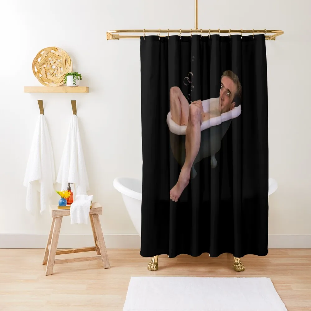 

Nicholas Cage taking a bath Shower Curtain For Shower Waterproof Shower And Anti-Mold Waterproof Fabric Bathroom Curtain