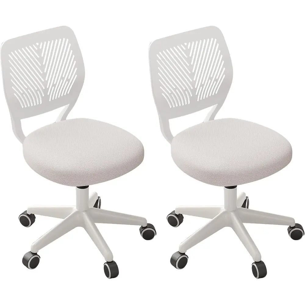 ArmlDesk Chair, Height Adjustable Swivel Oice Rolling Task Chairs with Sot Mesh Padded Cushion, Ergonomic Small Study Computer C