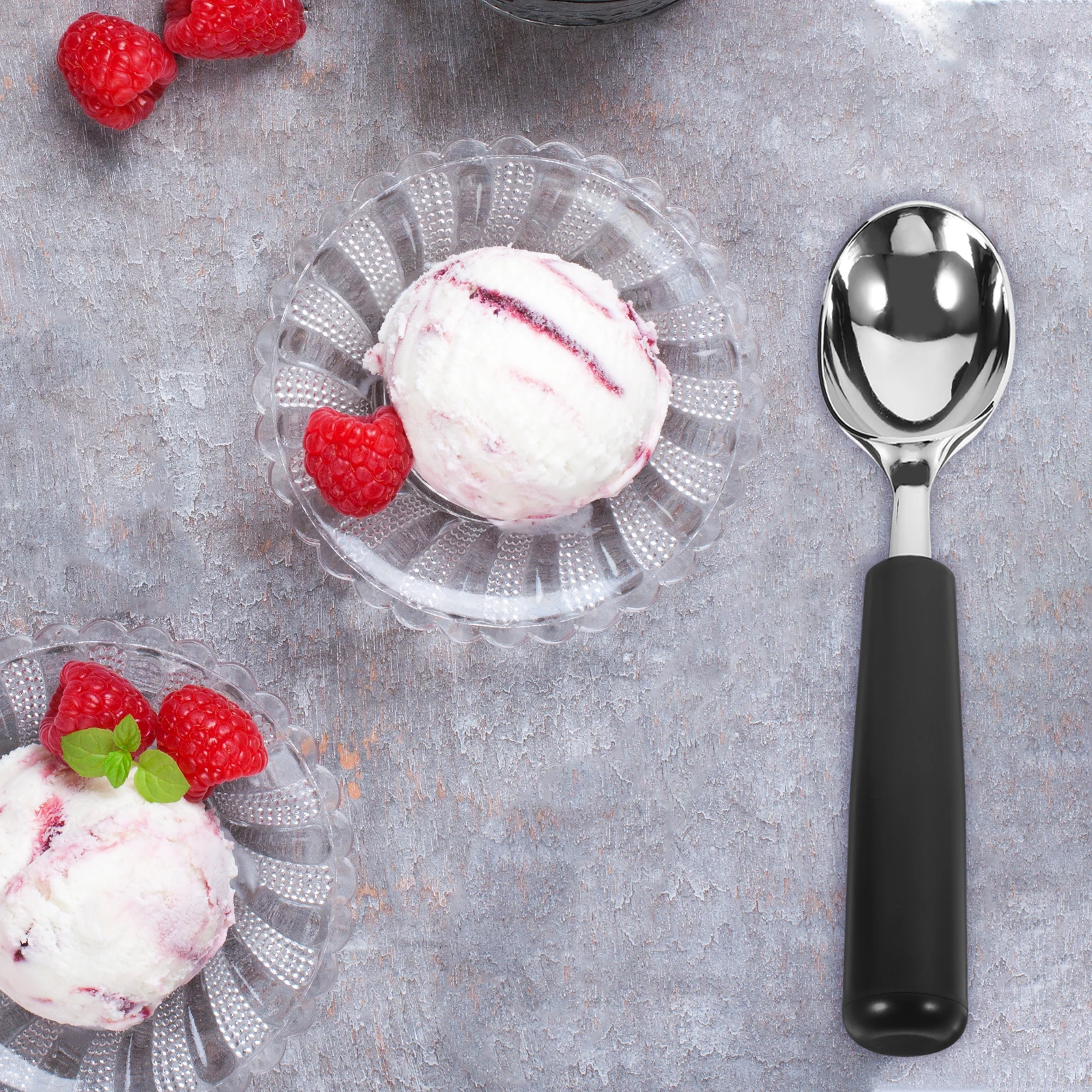 

Ice Cream Scoop for Freezer Stainless Steel Scooper Fruit Spoon Tool Spade Heavy Duty Dessert