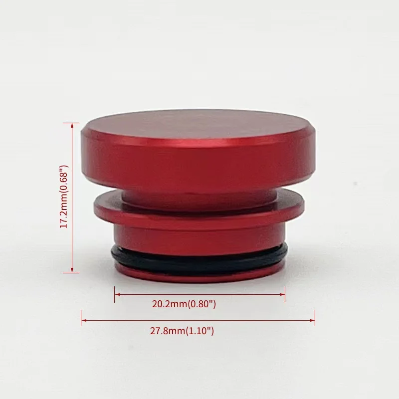 1PC Universal Fire Missile Eject Button Car Cigarette Lighter Cover Universal Aluminum Red Ignition Cap 12V Socket for most cars