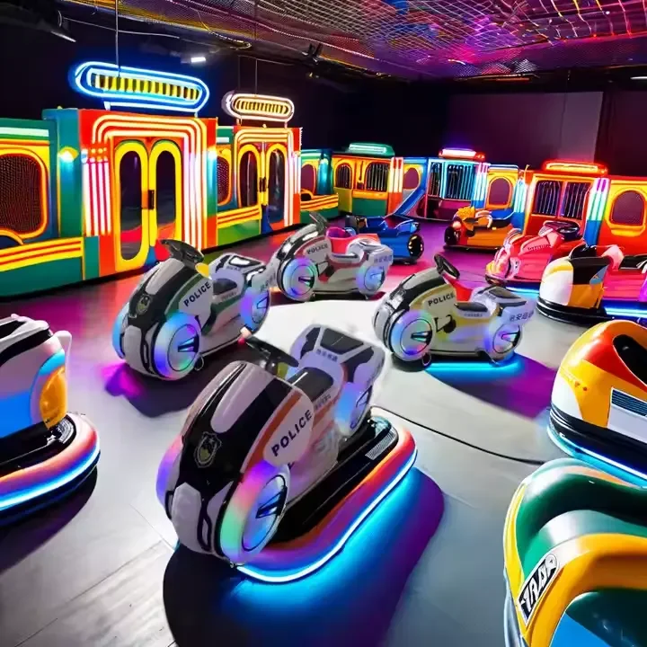 

Customized Steel Frame Bumper Cars Battery Operated For Indoor/Outdoor Shopping Mall Use Plastic Packaged