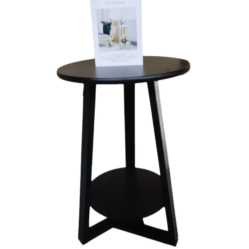 

Simple modern small coffee table sofa side cabinet bedside living room corner balcony small round table