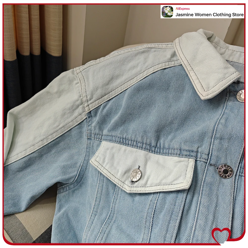 Casual Cowgirl Co-ord Sets Sty - đánh giá và giá Patchwork Jean Jacket