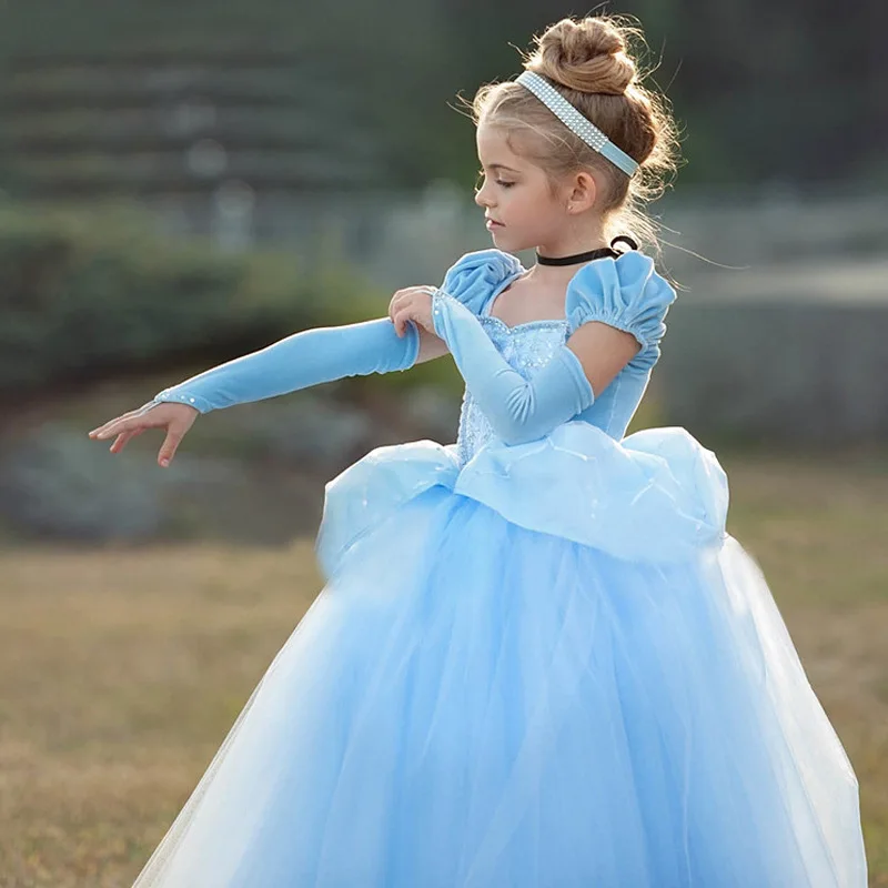 Children's skirt new Halloween Cinderella princess dress tutu skirt mesh skirt girls dress