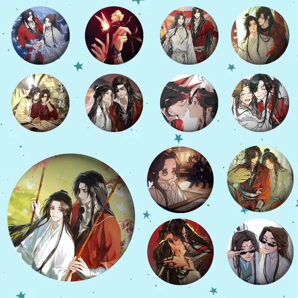 أنيمي السماء المسؤولين نعمة شارات صفيح لينة زر دبوس بروش شارة معدنية مخصصة مجوهرات اكسسوارات قبعة حقيبة التلبيب #5