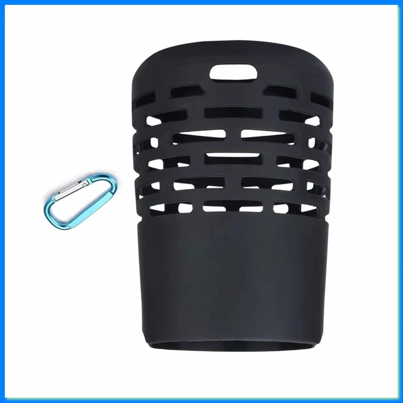Portable Speaker Carrying Travel Case Anti-Slip Speaker Protective Cover with Carabiner for SoundLinkRevolve+ A-DTA9