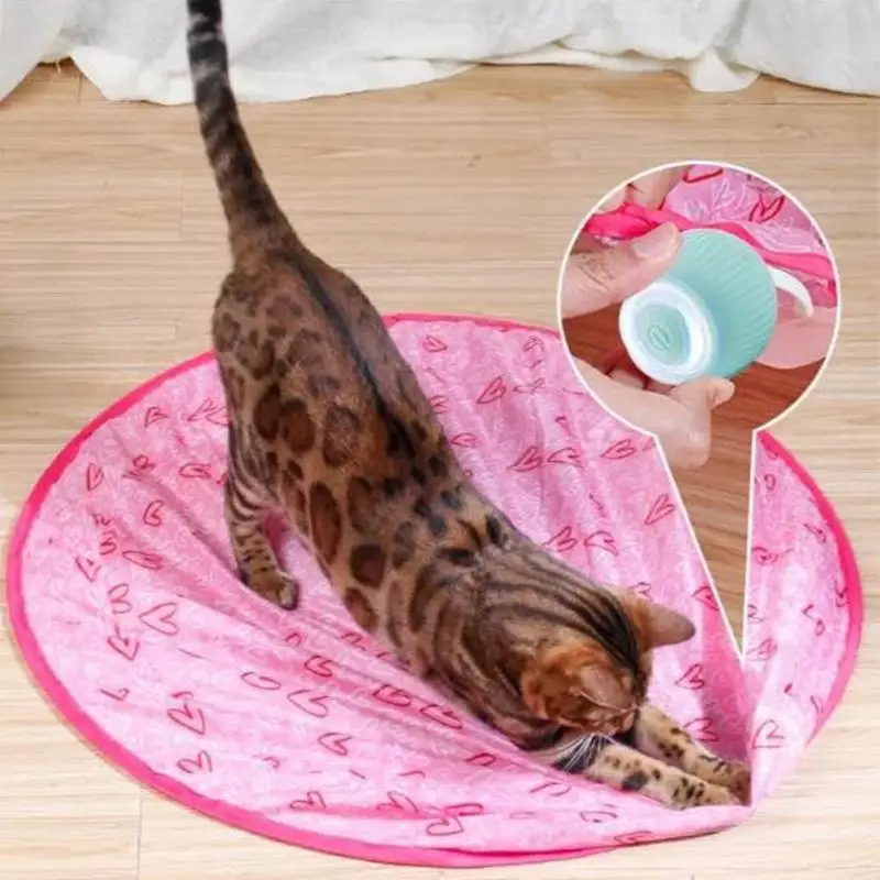 Interactive Automatic Cat Toy Electric Pet Exercise Toys Rechargeable Auto Robotic Moving Cats Toy Innovation Pet Toy for Small