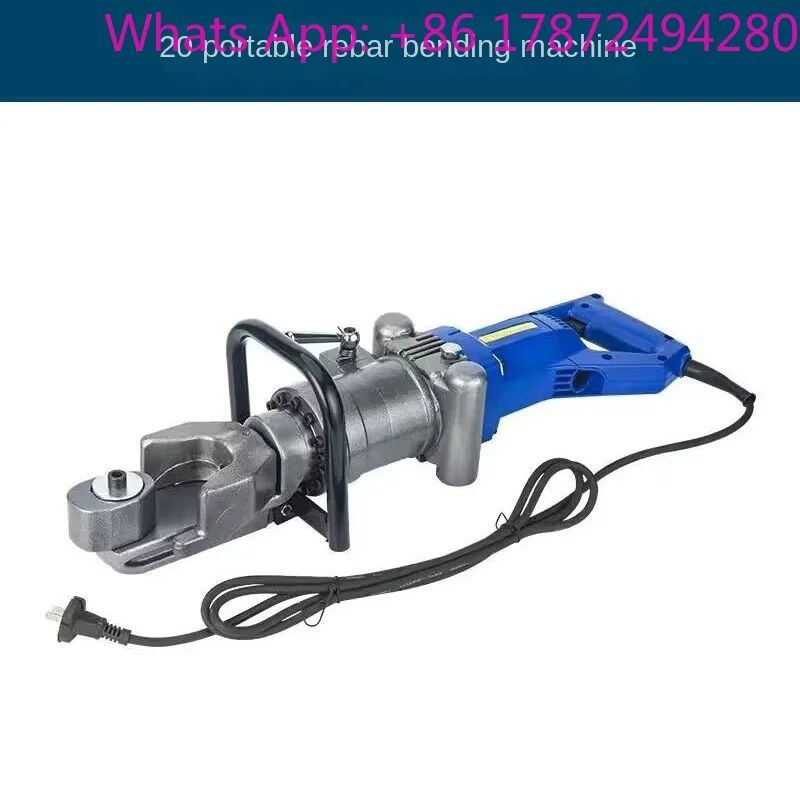 Budget 1200W Electric Hydraulic Unit - 16/20/22Mm Steel Bar Round Steel Flat Iron Bending Tool