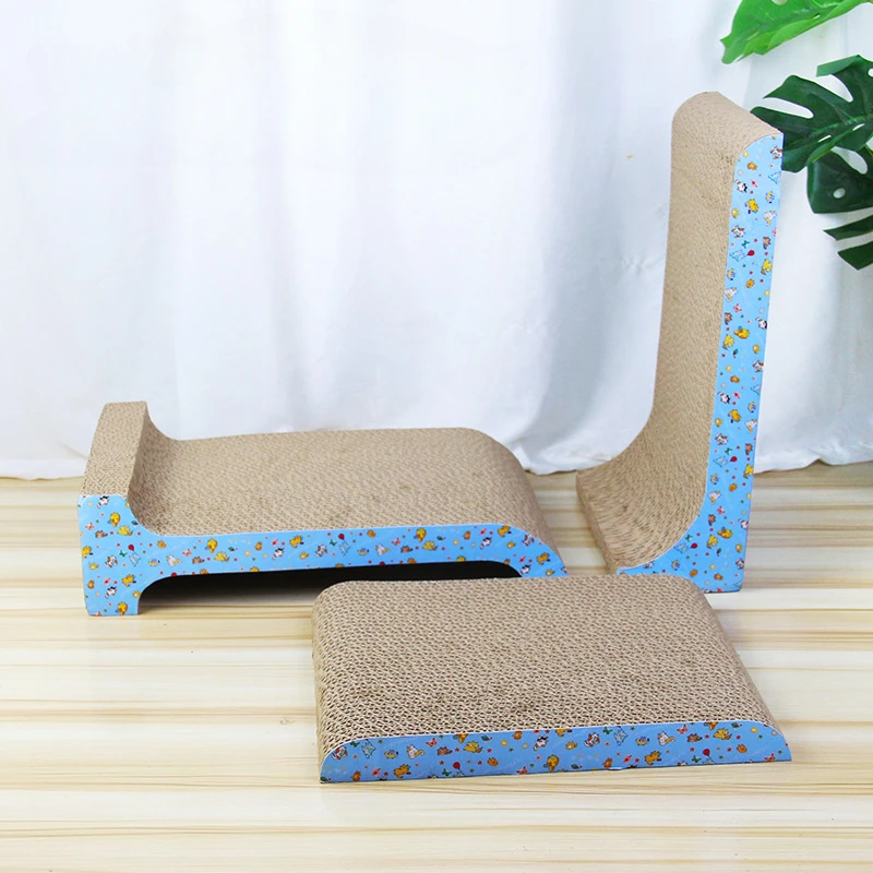 

3 in 1 Cat Claw Plate Grinding Claw Cat Scratch Pad Toy Furniture Cat Scratch Pad for Indoor Cats Cardboard