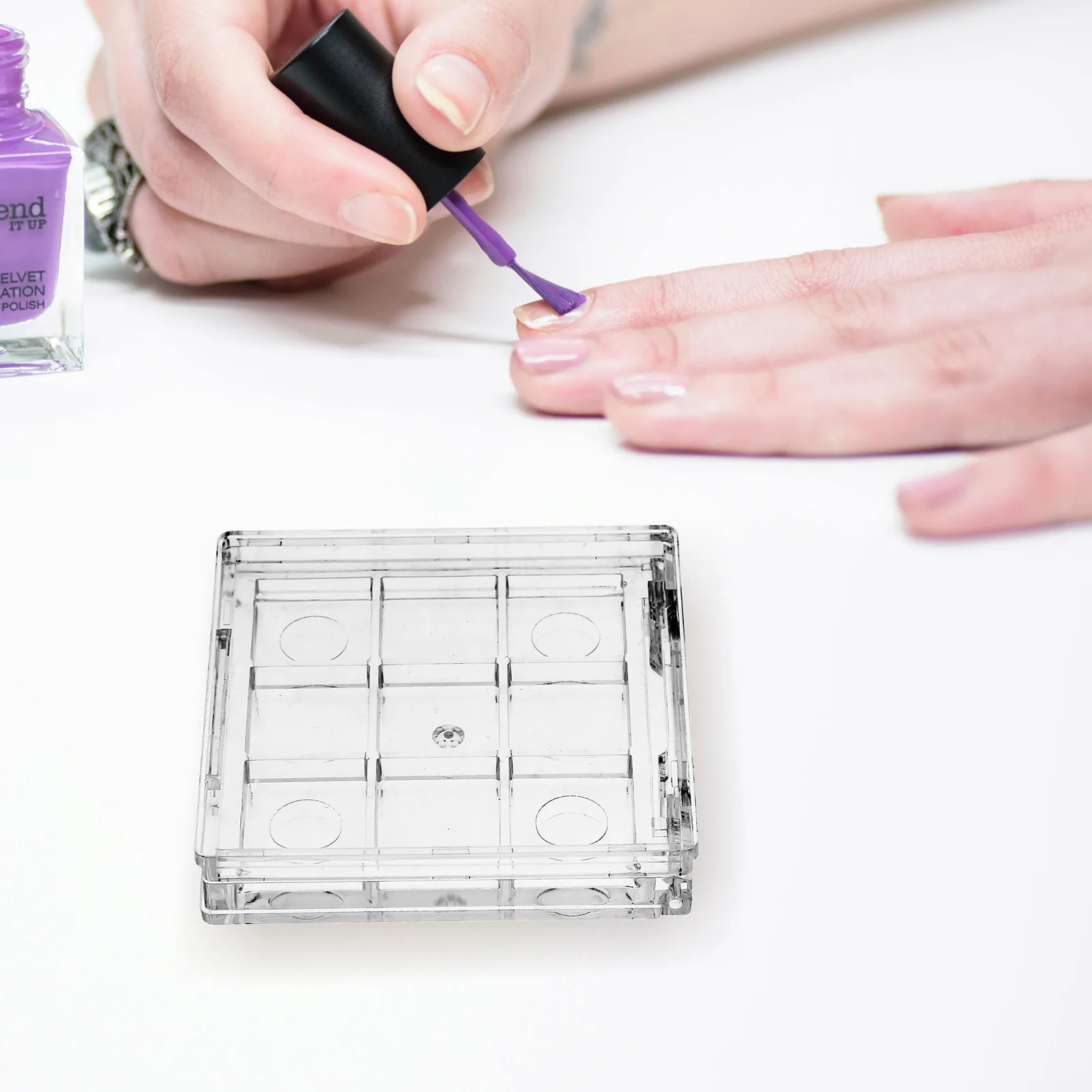 2 pçs elegante recipiente de armazenamento de jóias compacto para organizar e exibir acessórios caixa de jóias portátil caixa de jóias