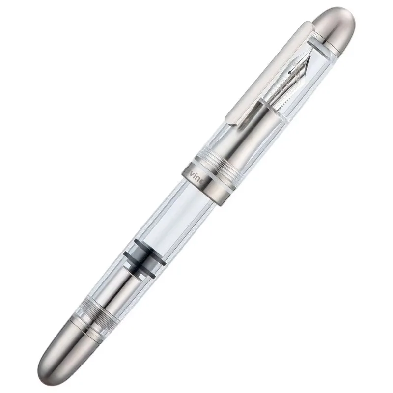 

Asvine P36 Transparent Titanium Alloy Fountain Pen Bock Nib EF/F/M 0.5/0.7mm Tip Writing Ink Pens School Office Supplies Gifts