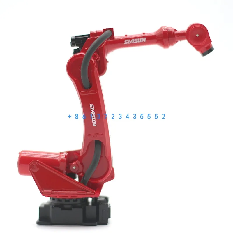 1: 18 Xinsong SIASUN robot industriale braccio robotico simulazione a sei assi modello di scena girevole regalo