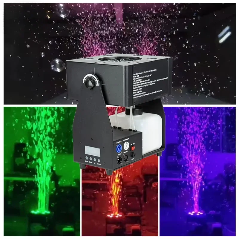 DMX512 Remote 6pcs 4W RGBW LED Effect Automatic Wedding Bubble Blowing stage lighting equipment