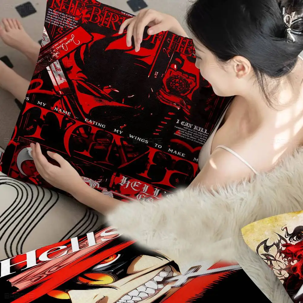 Anime Hellsing Lucky Dragon pillow cover sofa cushion cover home room decoration children gift