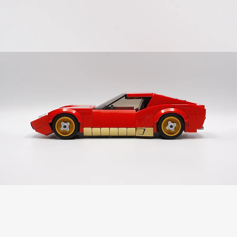 

Building Block Car Model 331 Parts City Speed Champion Red Sports Classic Car Boy Christmas Gift Toy