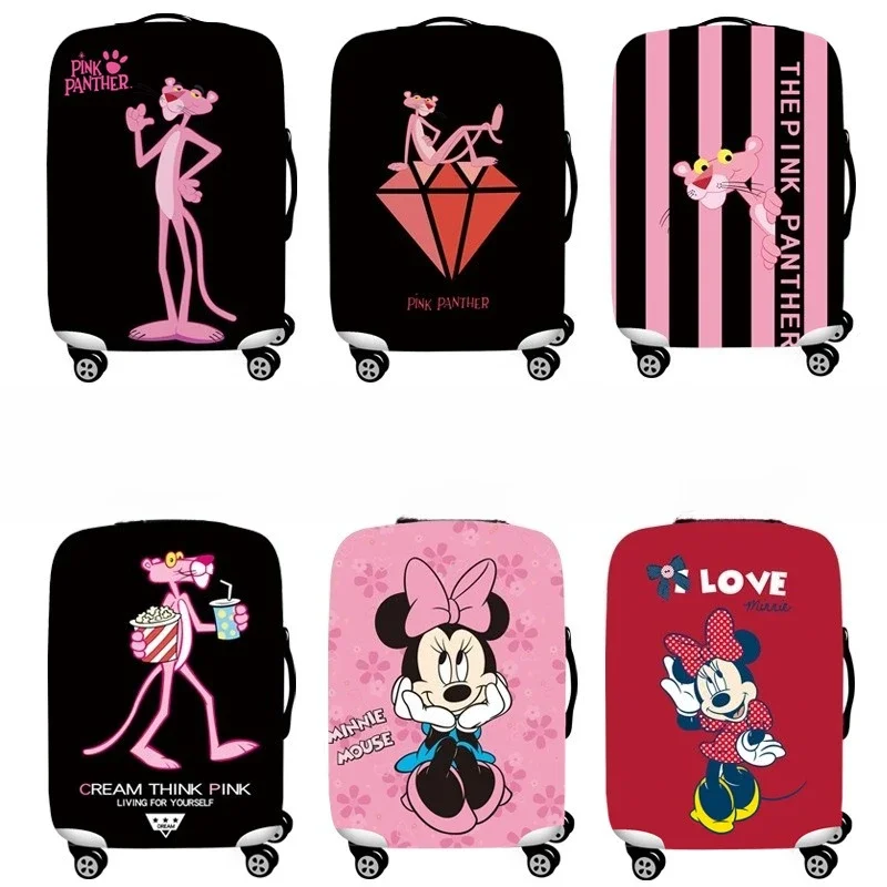 

Защитный чехол для багажа Pink Panther, чехол для коробки на колесиках, дорожный пылезащитный эластичный чехол, модный защитный чехол, износостойкий