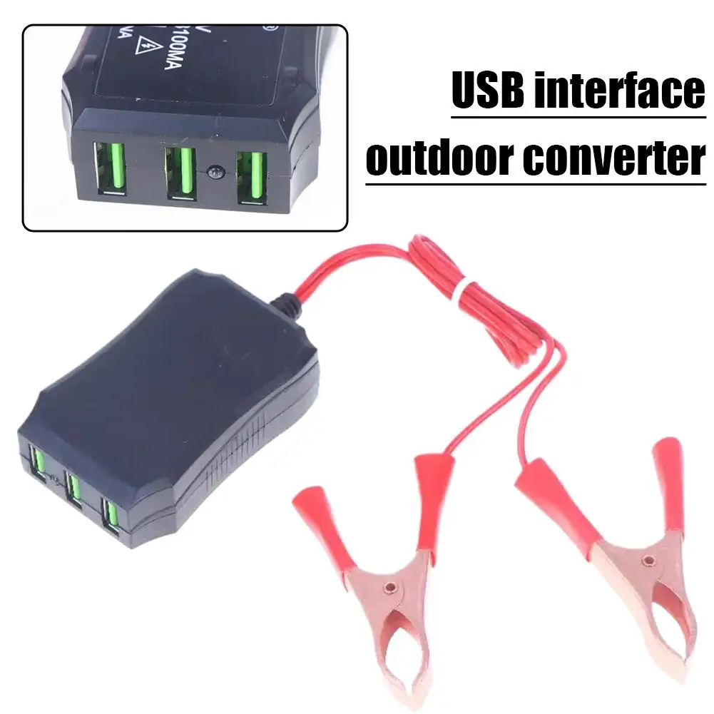 12V 24V to 5V USB Type C Converter 2 Port Car Battery Voltage Regulator Step Down Buck Module for Car Truck Marine RV Boat