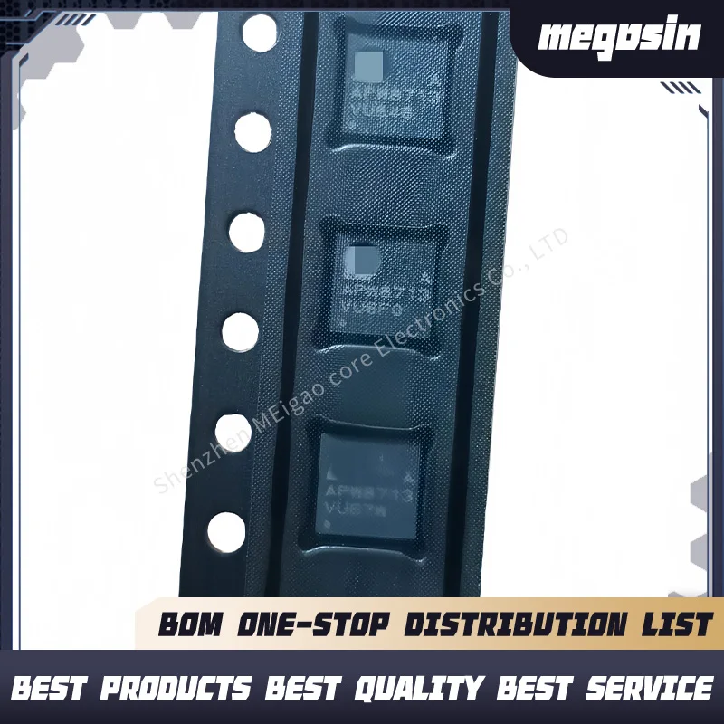 5pcs/lot APW8713AQBI-TRG APW8713AQBI APW8713 TQFN4X4-23 Pulse width modulation controller chip