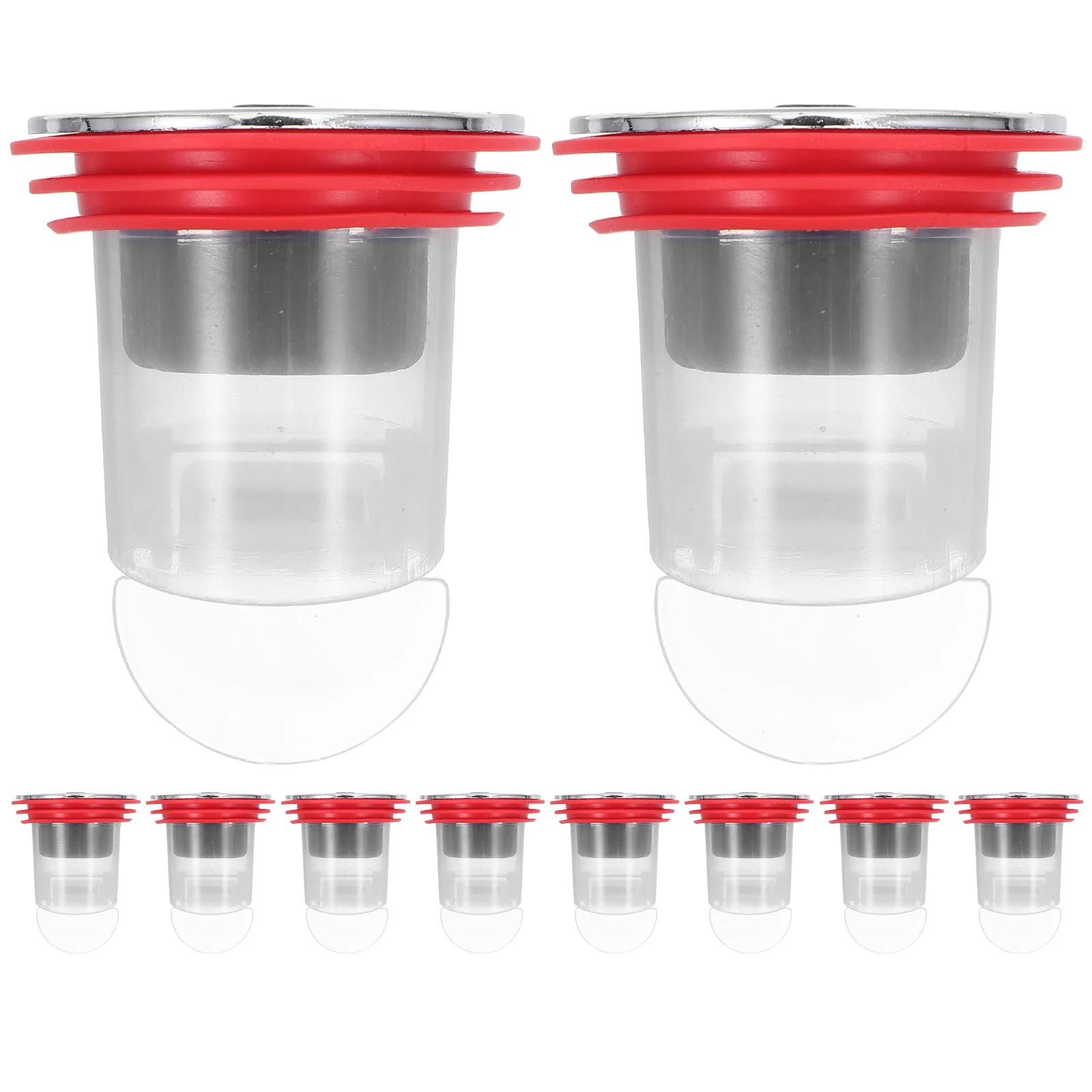 

10Pcs Odor-Proof Drain Core Bathroom Floor Anti-Clogging Backflow Stopper Kitchen Toilet Universal Fit Accessories