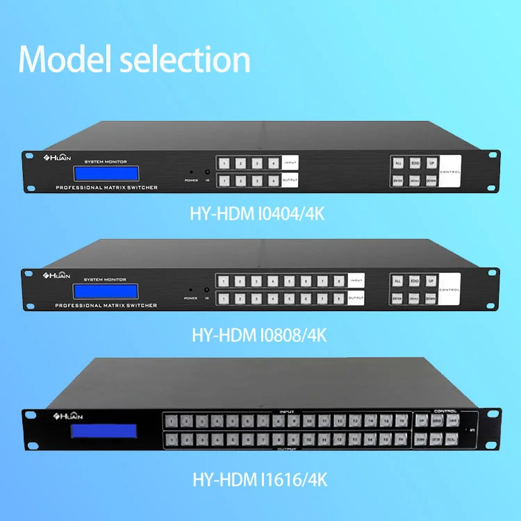 4K HD 4*4 Kanal 1.4 Matrix unterstützt HDCP 1.2 WEB APP Control Video Matrix Controller