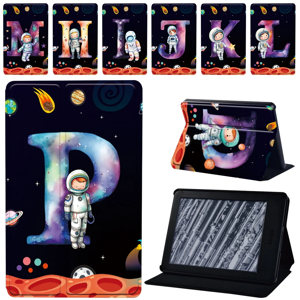 Anti-fall Cover for Kindle Paperwhite 5 2021 Case for KPW4 KPW123 Kindle 2022 6Inch Case Reader Tablets Case Astronaut Ininitial