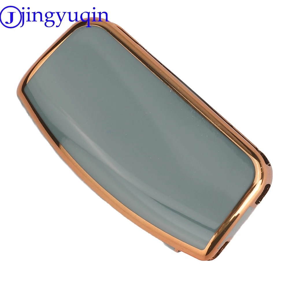jingyuqin Arrival TPU Car Key Shell Case Fob For Ford Mondeo Focus Fiesta S-MAX 3BUTTONS Folding Key