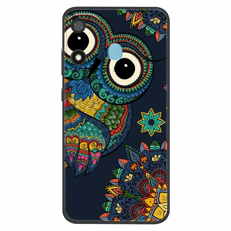 For Itel A27 Case A551L Animal Soft Silicon TPU Phone Back Cover Funda For ITEL A27 A 27 ItelA27 Wolf Fashion Protector Coque