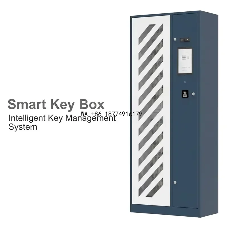 wmwmnu 100 Keys Smart Safe Box IntelligentKey Management System Floor-Stand Rfid ReaderFingerprint Face Security protectionOEM