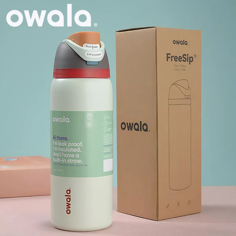 

Owala Cup Boneyard Vacuum Flasks & Thermoses Water Bottle Drinkware Thermo Tumbler Stainless Steel Thermal Mug Original Cold Hot