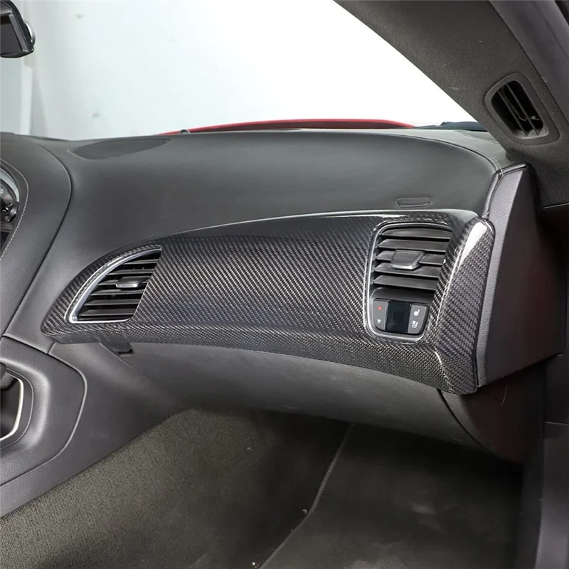 

Dry Carbon Fiber Dashboard Panel Cover Trim Decor for Chevrolet Corvette C7 2014-2019 Accessories