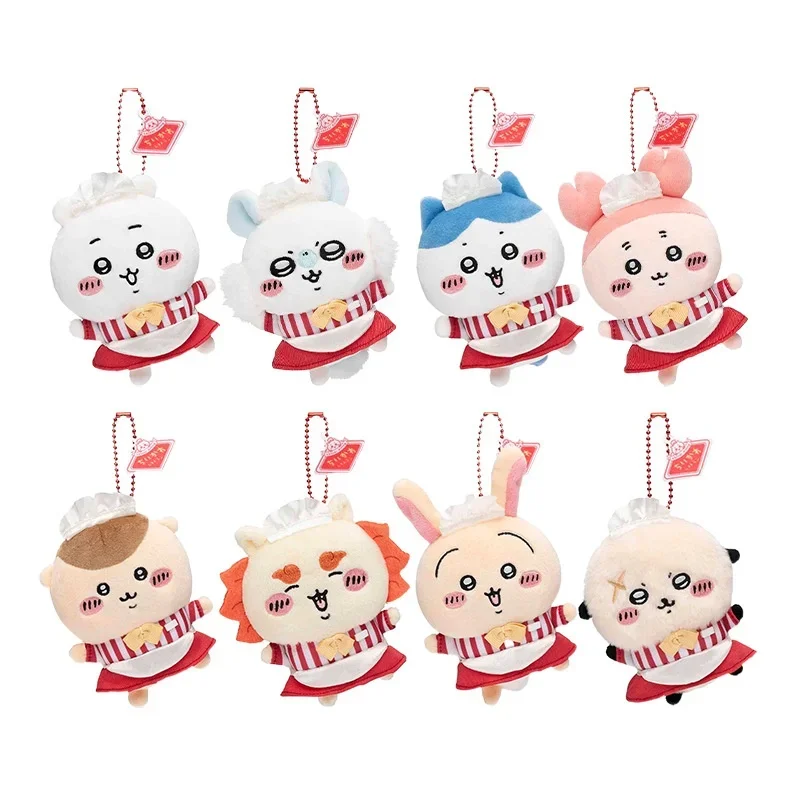 

New Usagi Cute Mocking Bear Restaurant Collection Anime Kawaii Chikawa Plush Doll Pendant Cartoon Hachiware Bag Pendant Gift