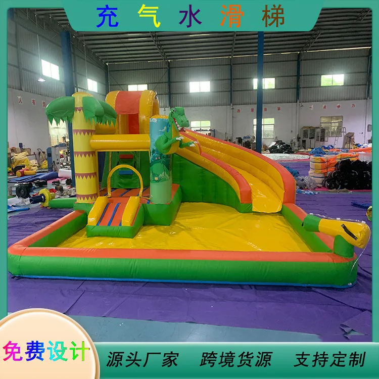 Customized new outdoor trampoline children's inflatable castle playground naughty castle jumping bed small amusement equipment m