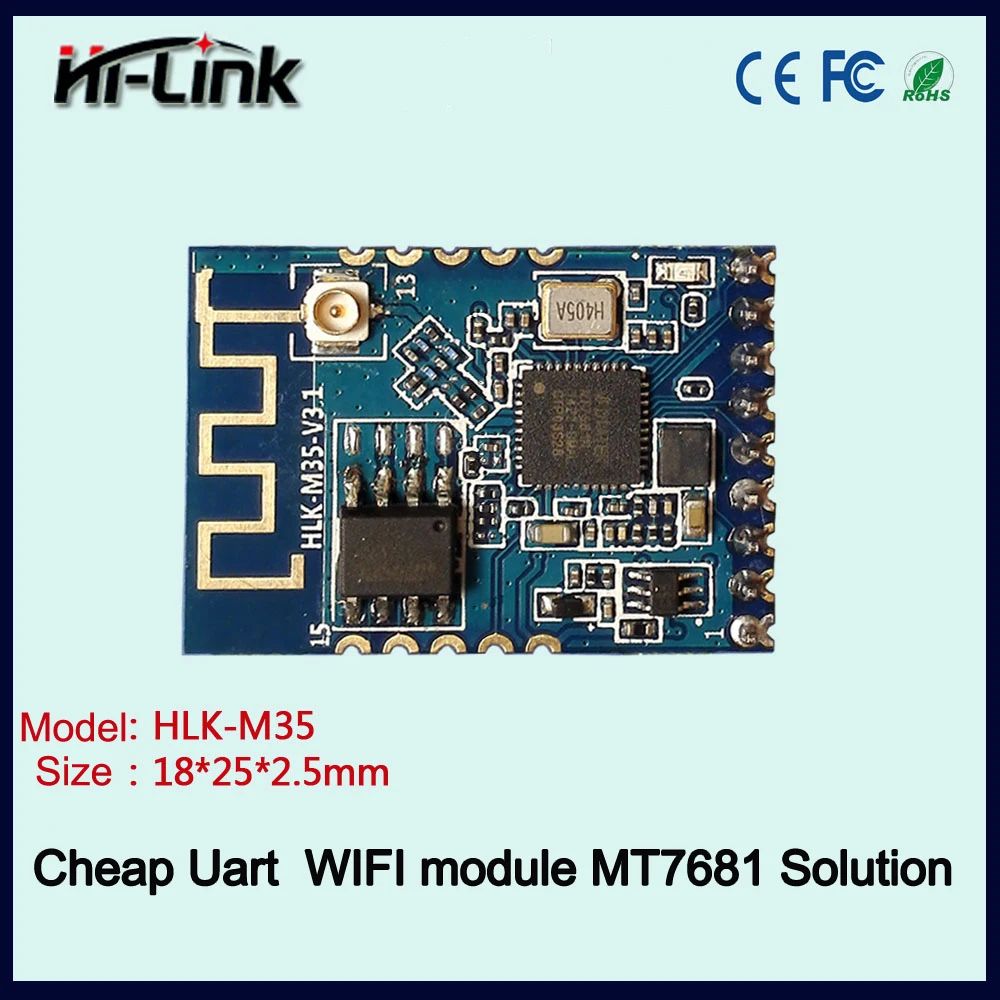 

plug in uart WIFI module with smart link function HLK-M35