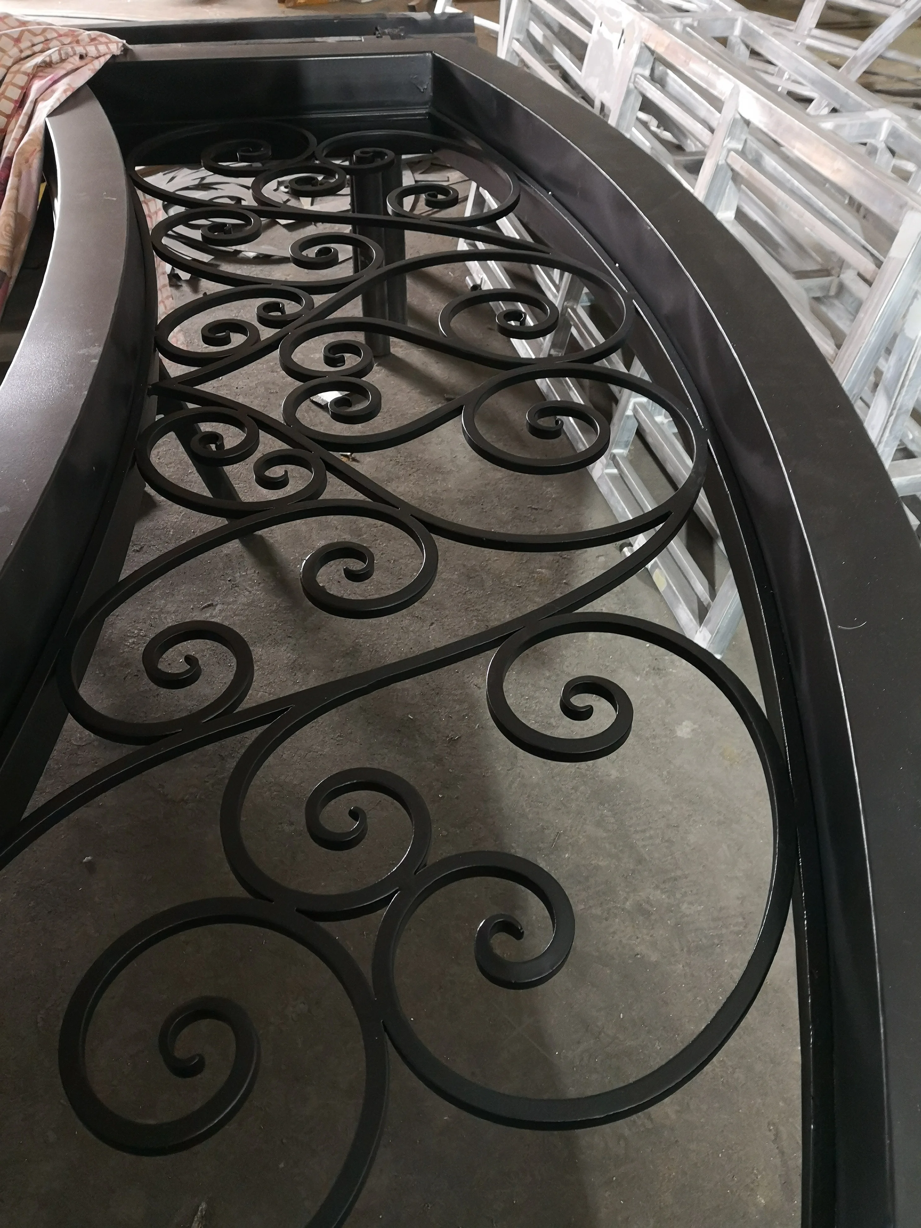 Home Villa Steel French Wrought Iron Doors Railings Fences Balustrades Driveway Gates Designs