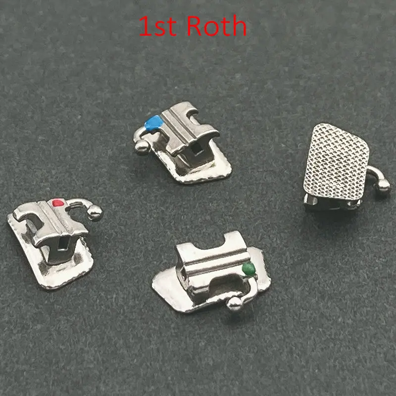 4pcs/Bag Dental Orthodontic Buccal Tubes Bondable Convertible Tube 1st Molar 022' Roth / MBT