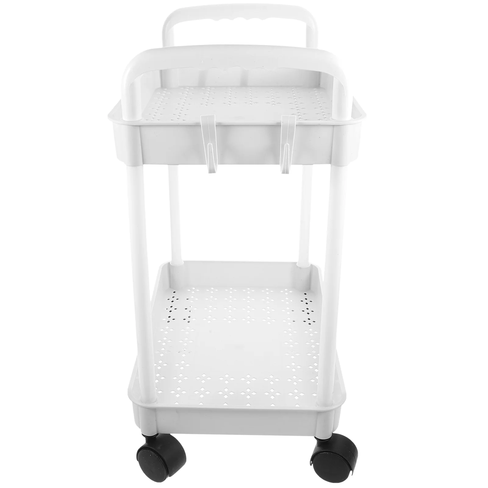 Plastic Movable with Handle Multi-Tier Rolling Cart Trolley Rolling Cart For Nursery Trolley Cart With Wheels Cart Organizer