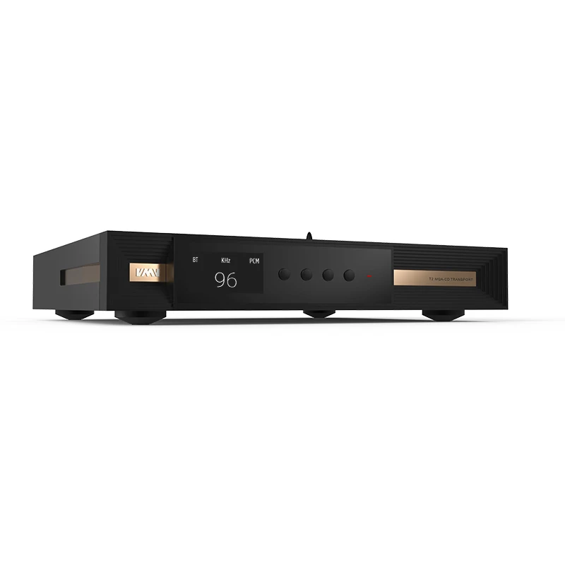 SMSL T2 MQA-CD Transporte Hi-Res Digital Media Center Suporte 32Bit/768kHz DSD512 com Controle Remoto