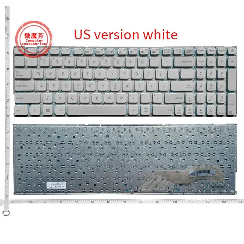 US laptop keyboard for Asus X541 X541U X541UA X541UV X541S X541SC X541SA X541UJ R541U R541 X541L X541S X541LA white