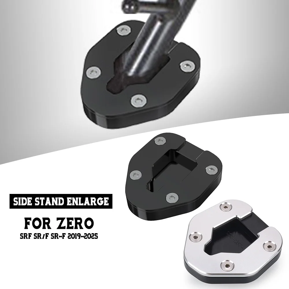 

For Zero SRF SR/F SR-F 2019 2020 2021 2022 2023 2024 2025 Motorcycle CNC Kickstand Extension Foot Side Stand Pad Support Plate