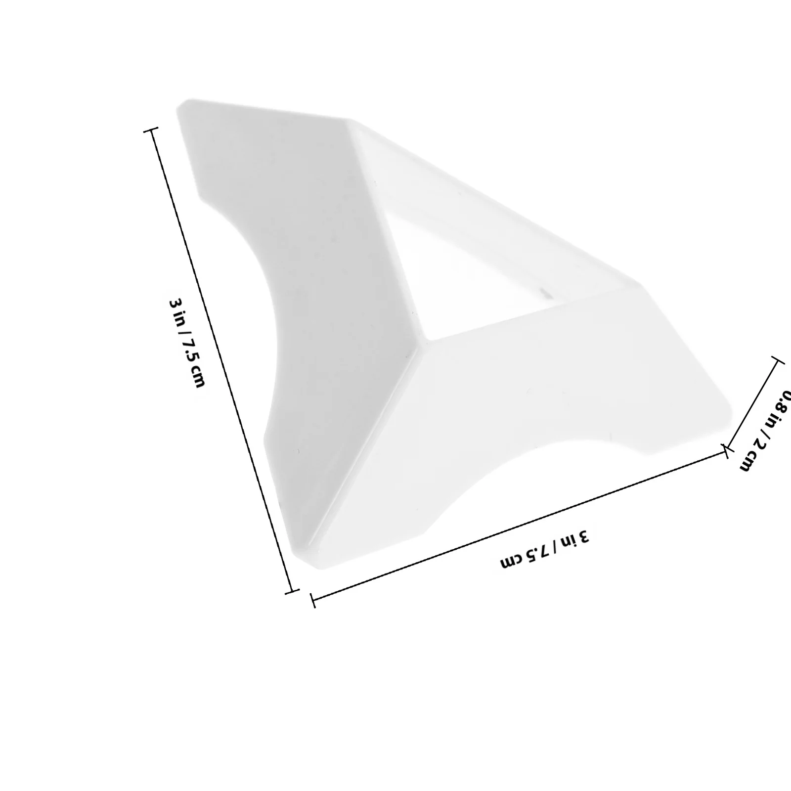 ฐานตั้งลูกบาศก์ 20 ชิ้น ฐานพลาสติกทรงสามเหลี่ยมกันลื่น สำหรับวางโชว์ลูกบาศก์ตัวต่อบนโต๊ะ ฐานสามเหลี่ยมสำหรับเก็บสะสมลูกบาศก์