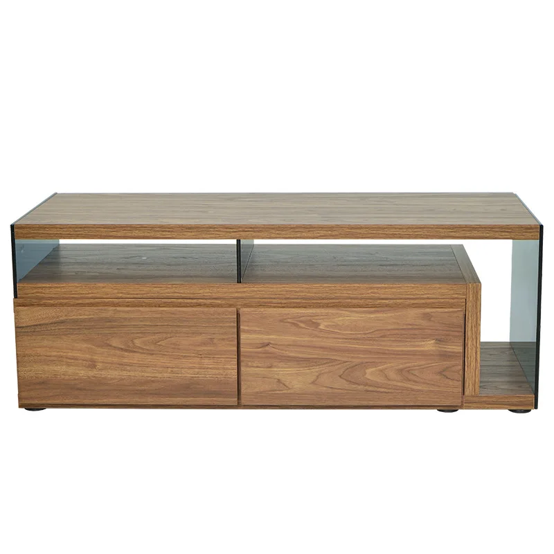 

Nordic panel TV cabinet living room combination floor cabinet small apartment modern simple floor retractable TV cabinet