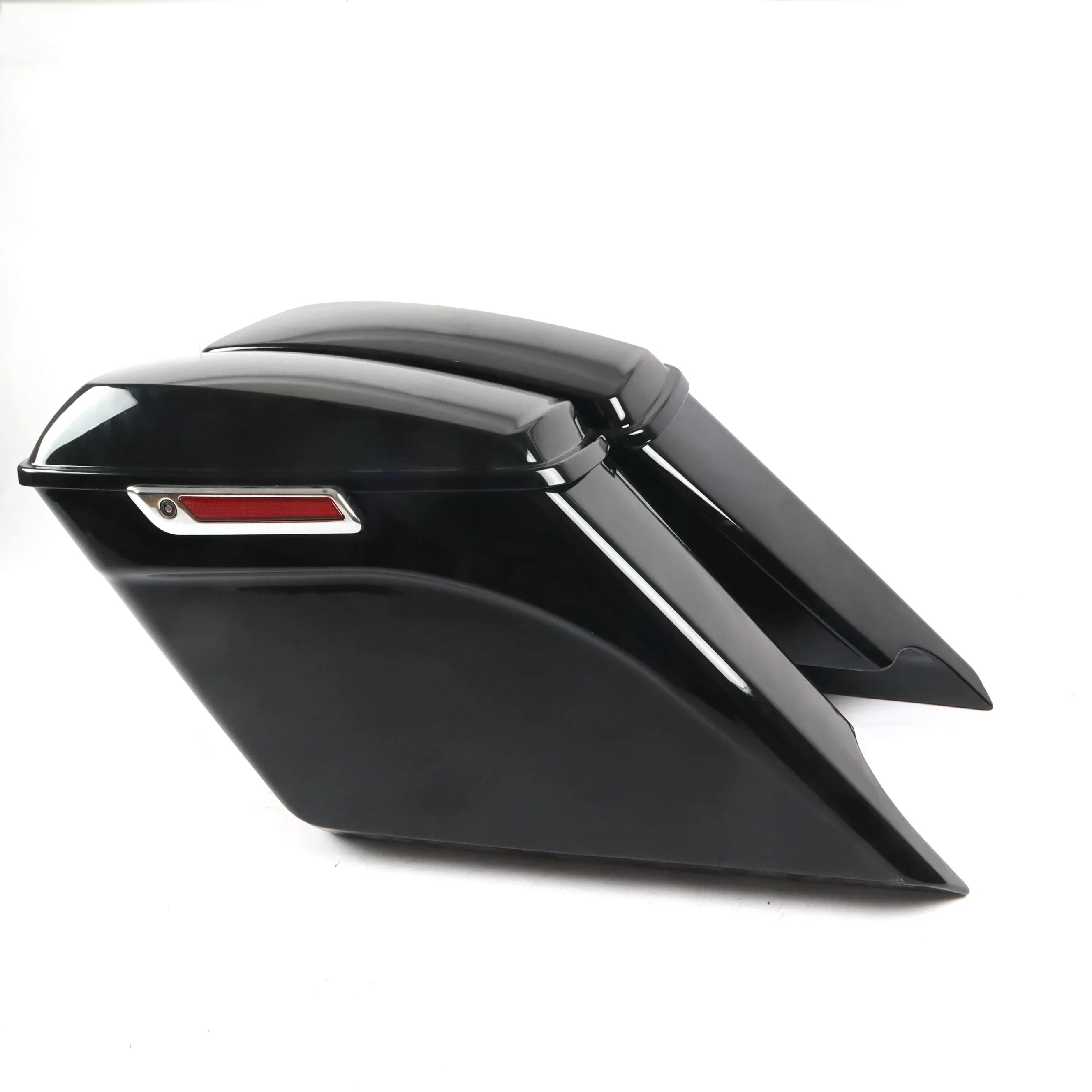 

Two cut out modified sh.arp edge box 2014 for har.ley road glide motorcycle saddlebag motorbkie bag