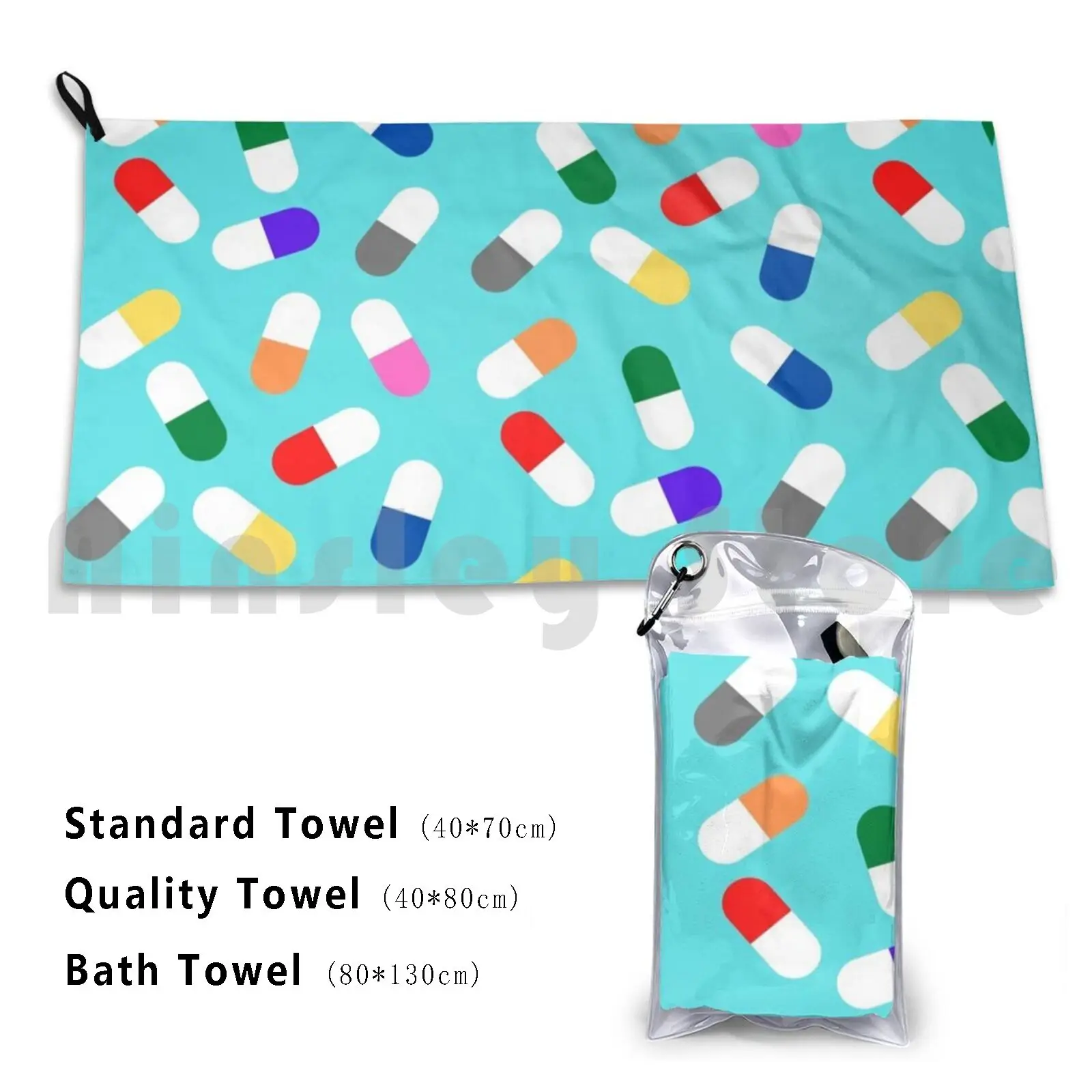 Colorful Pills Bath…