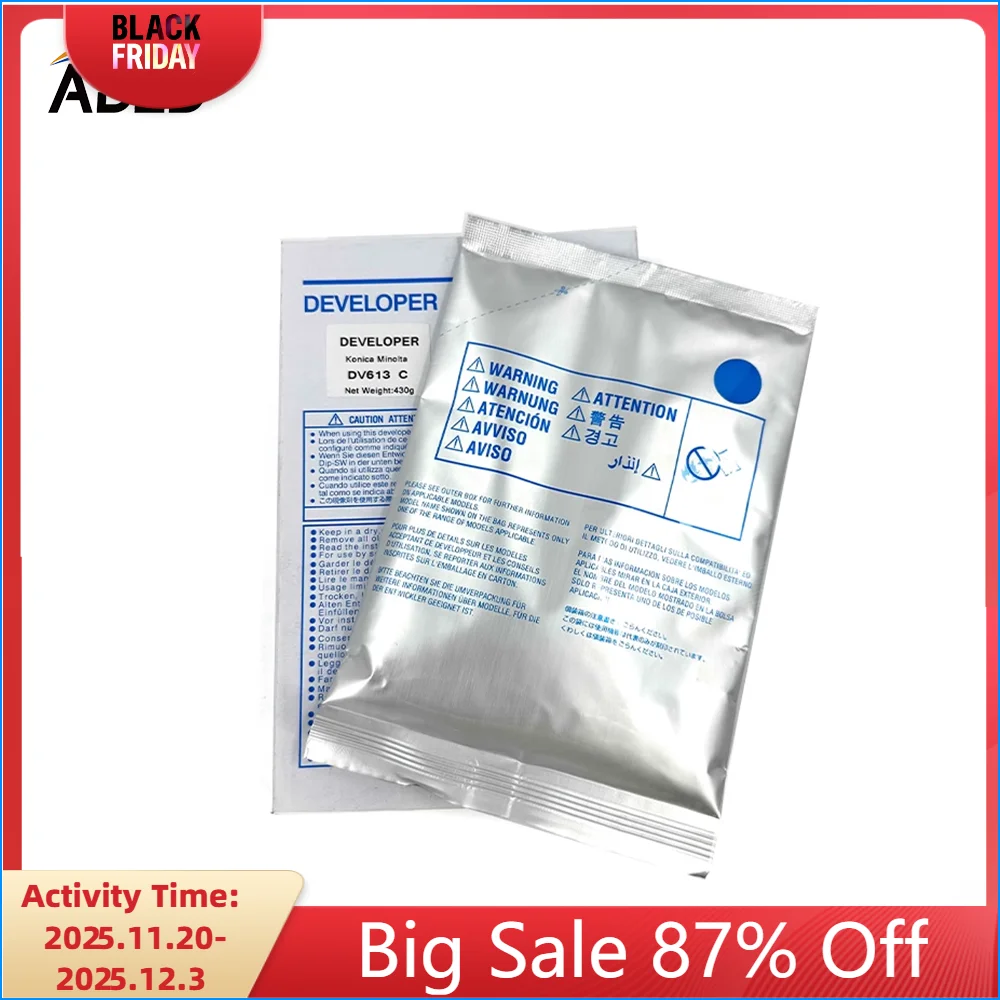 코니카 미놀타 C450 451 452 550 552 650 652용 430g 현상제 파우더 프리미엄 품질 호환 컬러 아이언 캐리어 1봉지