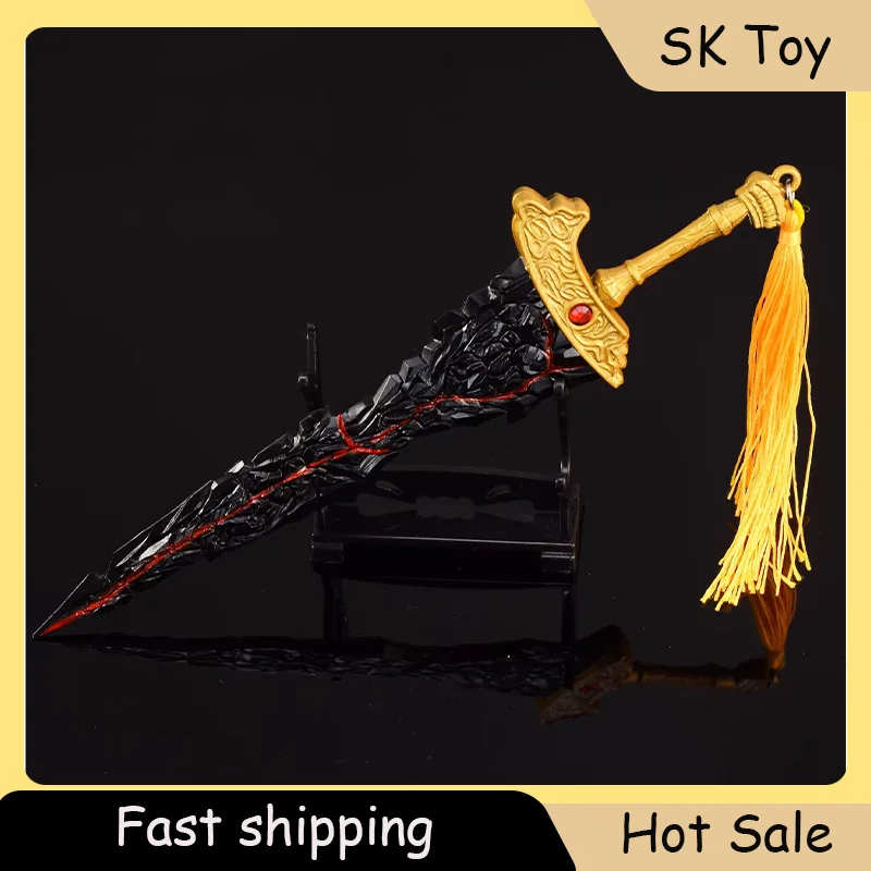 

22cm/30cm Maliketh's Black Blade Figure Table Ornament Hand of Malenia Optional Gifts Box Game Figure Knife Toy Sword Collection